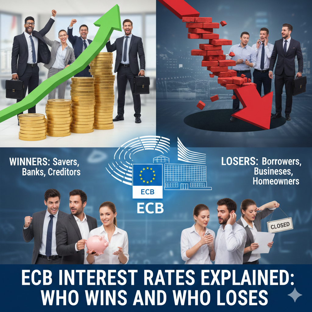 ECB Interest Rates Explained Who Wins and Who Loses.