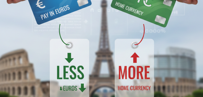 Pay in Euros or Home Currency What Really Costs Less